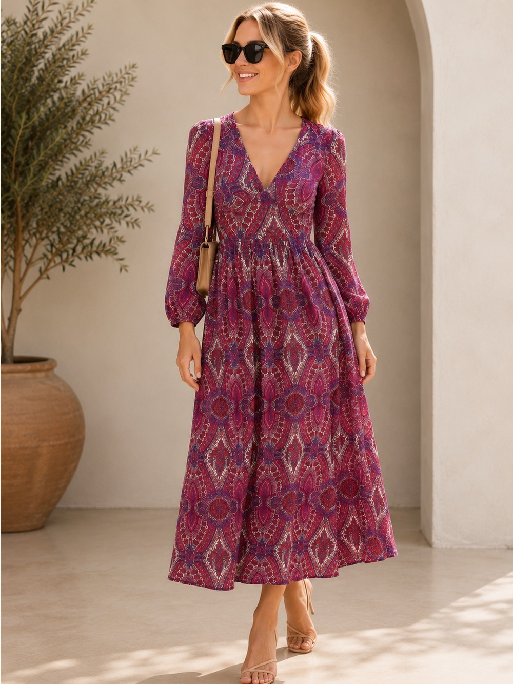 Fire Los Angeles Dress
